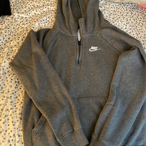 Nike women 3/4 zip up hoodie